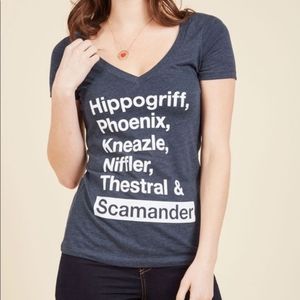 Modcloth Harry Potter Fantastic Beasts and Where To Find Them Shirt